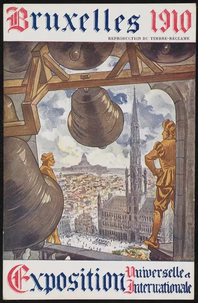 Брюссель 1910; Всемирная и международная выставка by Валентин и сыновья, 1910 — digital art print download