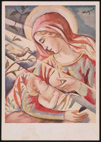 Matka Boska karmiąca by Władysław Roguski, 1928-1939 — digital art print download