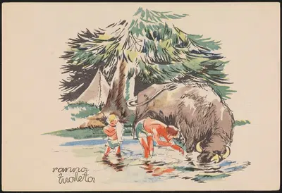 Утренний туалет by Вydawnictwo C. K. D. H, 1918-1939 — digital art print download