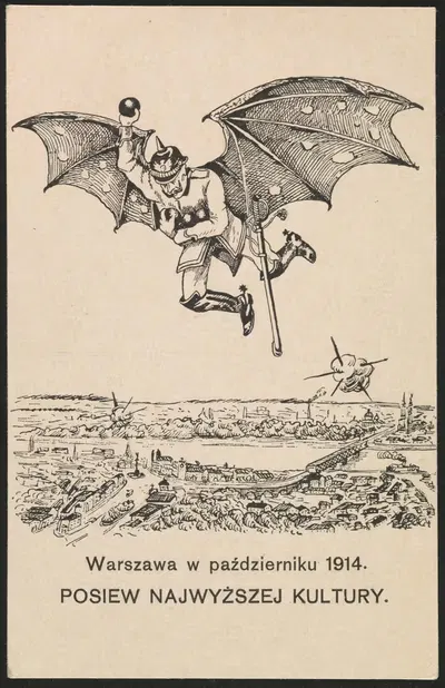 Посев высшей культуры; Варшава в октябре 1914 by Видавництво Хожа, 1914 — digital art print download