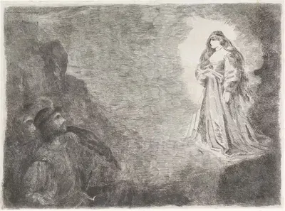 Молодая женщина с лейкой в руке by Адриен де Витте, 1876 — digital art print download