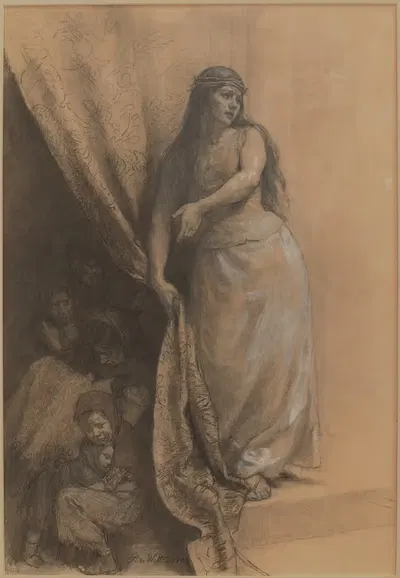 Занавес by Адриен де Витте, 1890 — digital art print download