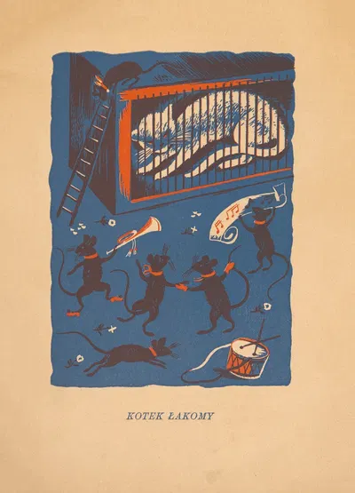 Kotek Łakomy by Antoni Kudła, 1940 — digital art print download
