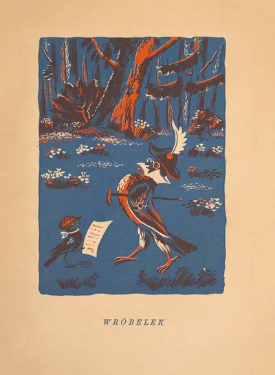 Воробей by Антони Кудла, 1940 — digital art print download
