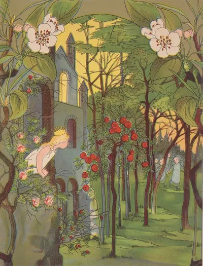 Лесная принцесса Пл.02 by Артур Оппман, 1929 — digital art print download