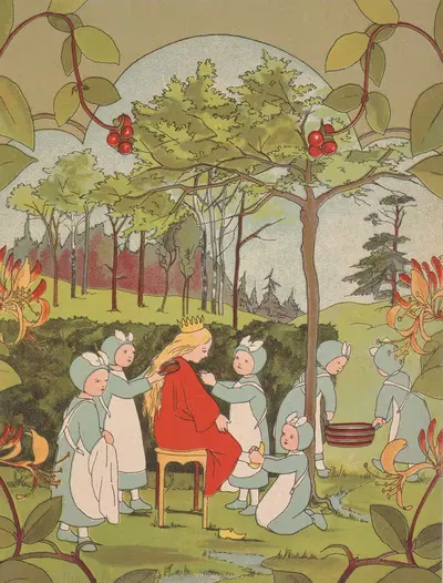 Лесная принцесса, пл.03 by Артур Оппман, 1929 — digital art print download