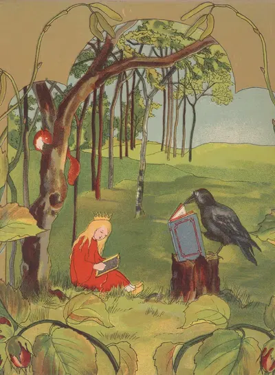 Лесная принцесса Пл.05 by Артур Оппман, 1929 — digital art print download