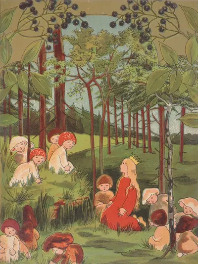 Лесная принцесса Пл.07 by Артур Оппман, 1929 — digital art print download