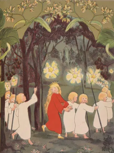 Лесная принцесса Пл.08 by Артур Оппман, 1929 — digital art print download