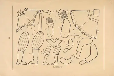 Ruchome figurki (własnej roboty) Pl.06 by Bluszcz, 1929 — digital art print download