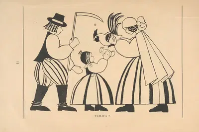 Ruchome figurki (własnej roboty) Pl.08 by Bluszcz, 1929 — digital art print download