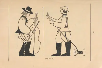 Ruchome figurki (własnej roboty) Pl.15 by Bluszcz, 1929 — digital art print download