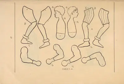 Ruchome figurki (własnej roboty) Pl.22 by Bluszcz, 1929 — digital art print download