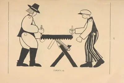 Ruchome figurki (własnej roboty) Pl.23 by Bluszcz, 1929 — digital art print download