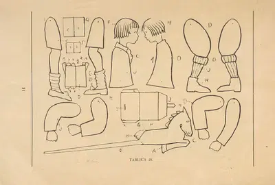 Ruchome figurki (własnej roboty) Pl.26 by Bluszcz, 1929 — digital art print download