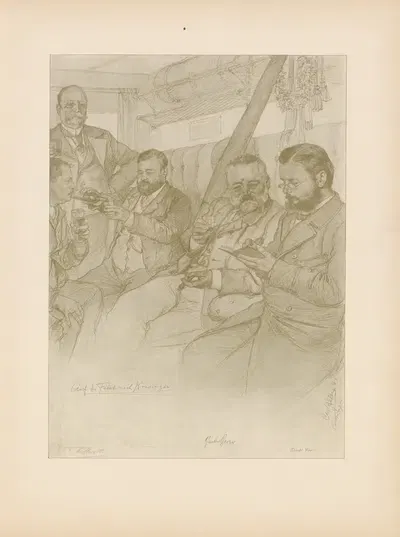 Наш Бисмарк Пл.052 by Кристиан Вильгельм Аллерс, 1898 — digital art print download
