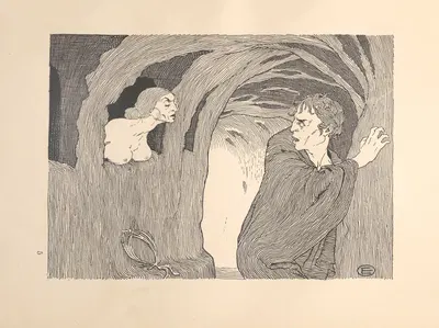 Любовь, табл. 3 by Эдвард Окун, 1902 — digital art print download