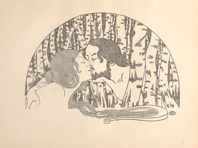 Любовь Pl.6 by Эдвард Окун, 1902 — digital art print download