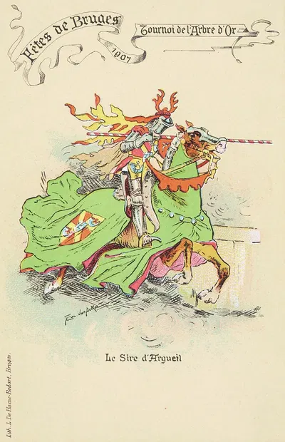 Сэр д'Аркёй by Флори ван Акер, 1907 — digital art print download