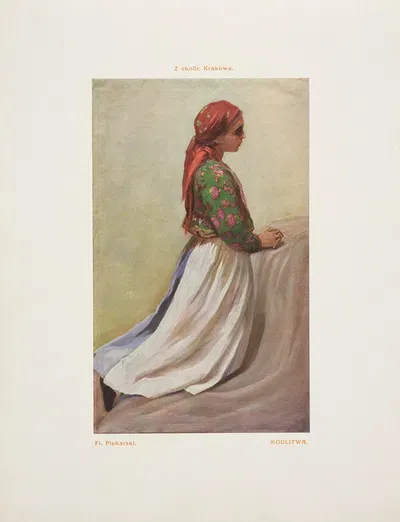 Молитва by Флориан Пекарский, 1916 — digital art print download