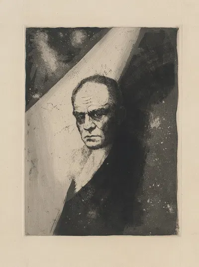 Portret Stefana Żeromskiego by Franciszek Siedlecki, 1925 — digital art print download