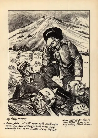 Les frères ennemis by Georges d'Ostoya, 1915 — digital art print download