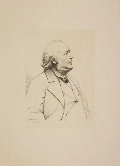 Оноре Дома (1808-1879) by Жорж Горвель, 1808-1879 — digital art print download