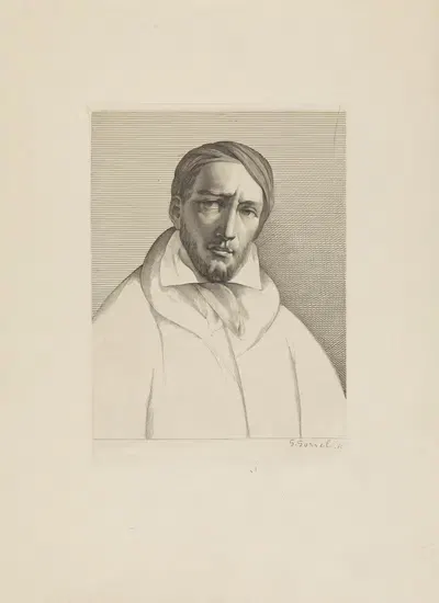 Теодор Жерико (1791-1824) by Жорж Горвель, 1791-1824 — digital art print download