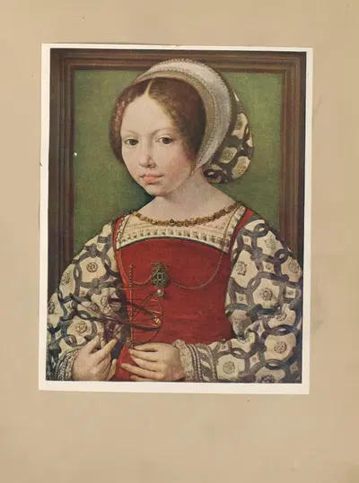Жаклин де Бургонь – Мабюз by Халдейн Макафалл, 1909 — digital art print download
