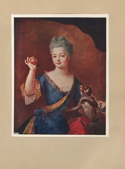 Мари Анн де Бурбон-Конти – Красавица by Халдейн Макафалл, 1909 — digital art print download
