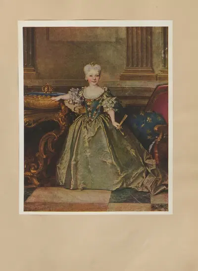 Инфанта Анна Виктория – Ларжильер by Халдейн Макафалл, 1909 — digital art print download