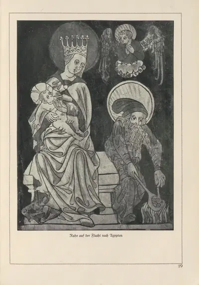 Deutsche Holzschnitte bis zum Ende des 16. Jahrhunderts Pl.09 by Heinrich Höhn, 1941 — digital art print download