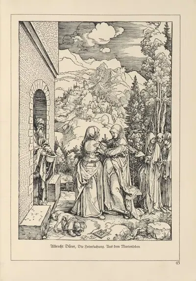 Deutsche Holzschnitte bis zum Ende des 16. Jahrhunderts Pl.35 by Heinrich Höhn, 1941 — digital art print download