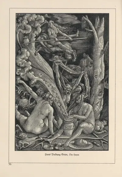 Deutsche Holzschnitte bis zum Ende des 16. Jahrhunderts Pl.46 by Heinrich Höhn, 1941 — digital art print download