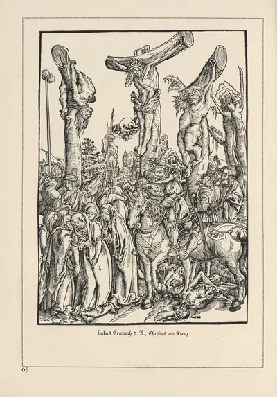 Deutsche Holzschnitte bis zum Ende des 16. Jahrhunderts Pl.58 by Heinrich Höhn, 1941 — digital art print download