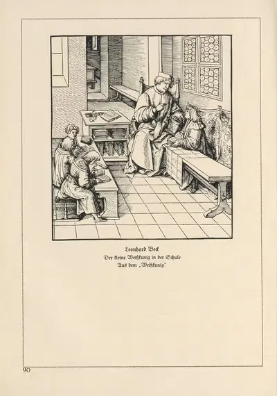 Deutsche Holzschnitte bis zum Ende des 16. Jahrhunderts Pl.80 by Heinrich Höhn, 1941 — digital art print download