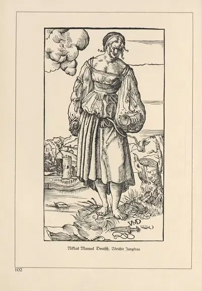 Deutsche Holzschnitte bis zum Ende des 16. Jahrhunderts Pl.92 by Heinrich Höhn, 1941 — digital art print download