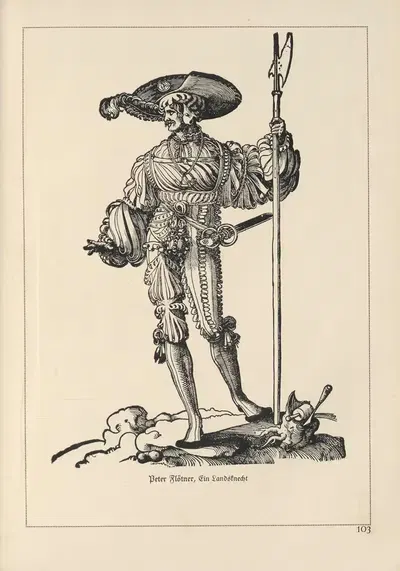 Deutsche Holzschnitte bis zum Ende des 16. Jahrhunderts Pl.93 by Heinrich Höhn, 1941 — digital art print download