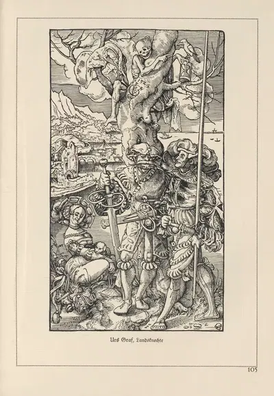 Deutsche Holzschnitte bis zum Ende des 16. Jahrhunderts Pl.95 by Heinrich Höhn, 1941 — digital art print download
