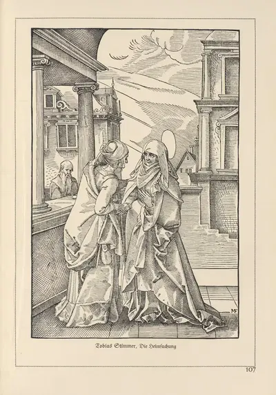 Deutsche Holzschnitte bis zum Ende des 16. Jahrhunderts Pl.97 by Heinrich Höhn, 1941 — digital art print download