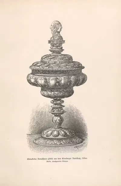 Гебукельтер Ренессанс. Кубок из Люненбурга by Якоб фон Фальке, 1888 — digital art print download