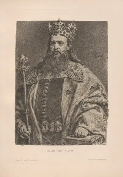 Kasimir der Grosse by Jan Matejko, 1893 — digital art print download