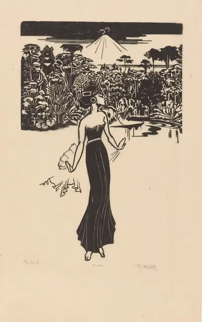 Танцовщица by Иоганнес Фредерик Энгельберт тен Клоостер, 1919 — digital art print download