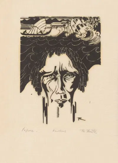 Папоа by Иоганнес Фредерик Энгельберт тен Клоостер, 1920 — digital art print download