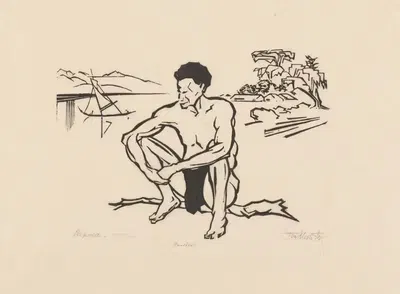 Папуа by Иоганнес Фредерик Энгельберт тен Клоостер, 1919 — digital art print download