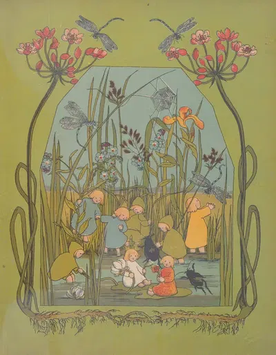 Сказка о земляных человечках Пл.08 by Юлиан Эйзмонд, 1929 — digital art print download