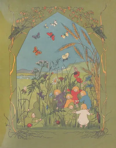 Сказание о земляных человечках, пл. 09 by Юлиан Эйзмонд, 1929 — digital art print download
