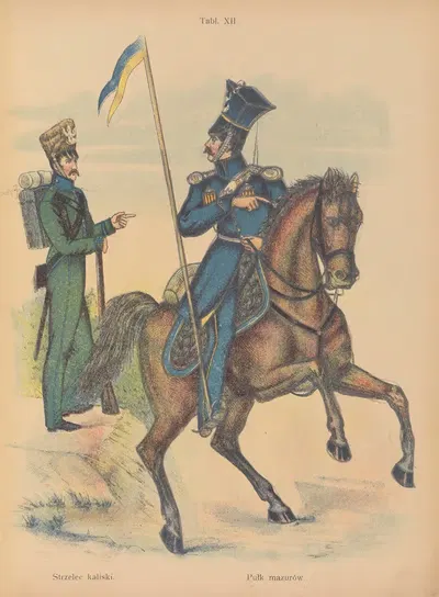 Стрелец калиский. Полк мазуров by Кароль Козловский, 1908 — digital art print download