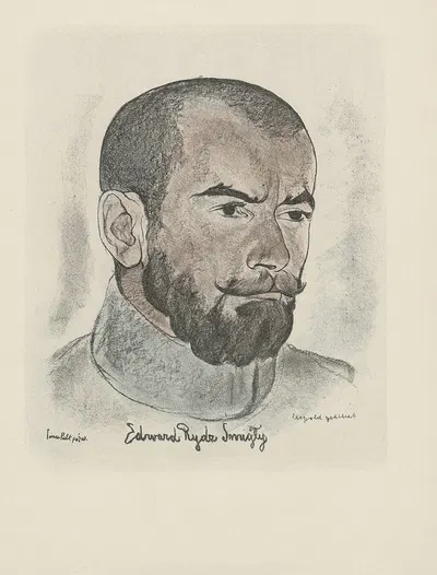 Э. Ридз-Шмиглы by Леопольд Готлиб, 1916 — digital art print download