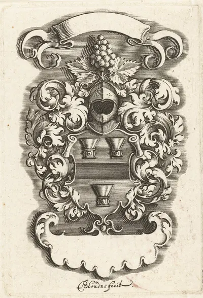 Щит с гербом Жана Рюланта by Михиэль Ле Блон, 1611-1625 — digital art print download